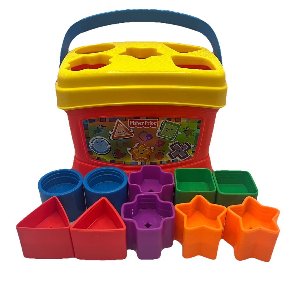 Vintage 2006 Fisher-Price Baby’s First Blocks Shape Sorter Star Circle Square